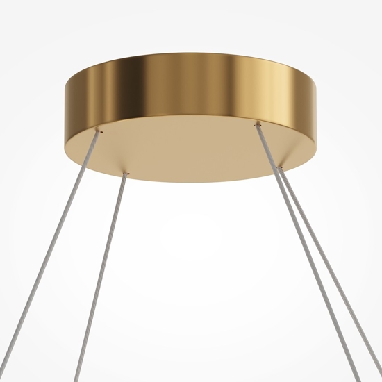 Maytoni amulet lampadario moderno led 40w 3000k sfere in vetro