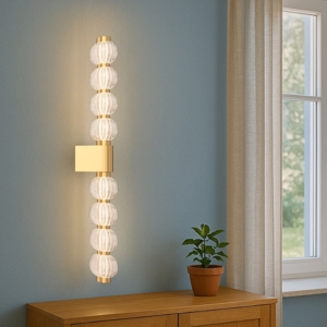 Maytoni amulet applique da parete led 19w 3000k design moderno