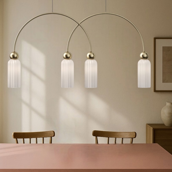 Maytoni antic lampadario moderno per soggiorno paralumi in vetro