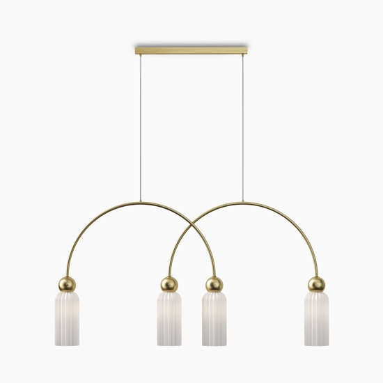 Maytoni antic lampadario moderno per soggiorno paralumi in vetro
