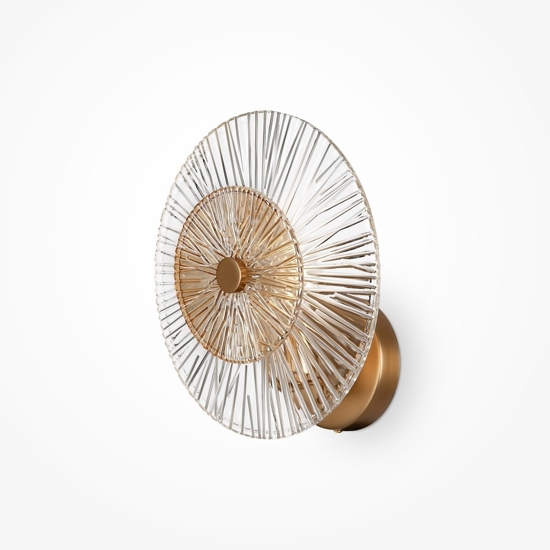 Maytoni aster applique da parete circolare per salotto