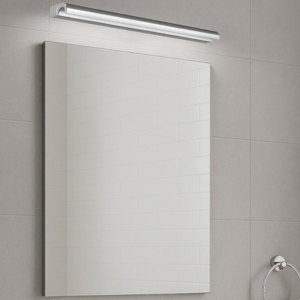 Applique bagno 3000k linea light halfpipe 2 cromo 60cm