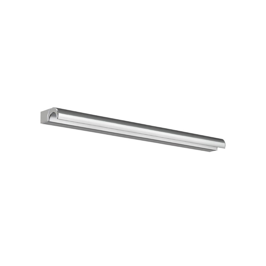 Applique bagno 3000k linea light halfpipe 2 cromo 60cm