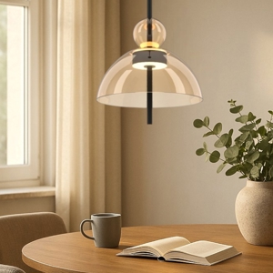 Maytoni bangkok lampada a sospensione led 12w 3000k per cucina mod185pl-l12cg3k1