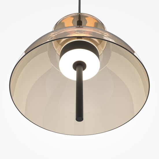 Maytoni bangkok lampada a sospensione led 12w 3000k cavi regolabili mod185pl-l12cg3k2