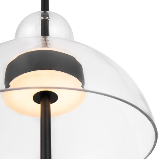 Maytoni bangkok lampada a sospensione led 12w 3000k paralume in vetro