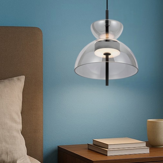 Maytoni bangkok lampada a sospensione led 12w 3000k per comodino