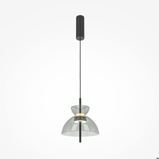Maytoni bangkok lampada a sospensione led 12w 3000k colore nero moderna