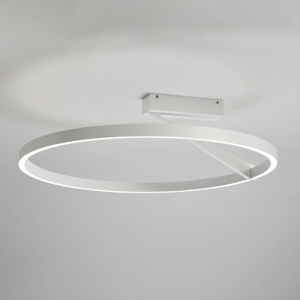 Plafoniera bianca led 44w 3000k 4000k vivida meridiana moderna