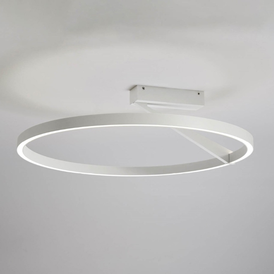 Plafoniera bianca led 44w 3000k 4000k vivida meridiana moderna
