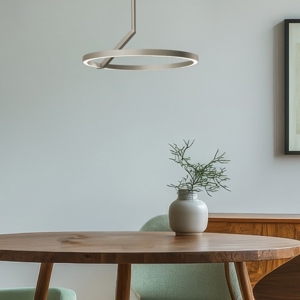 Lampadario meridiana sabbia led 17w  3000k 4000k vivida moderno