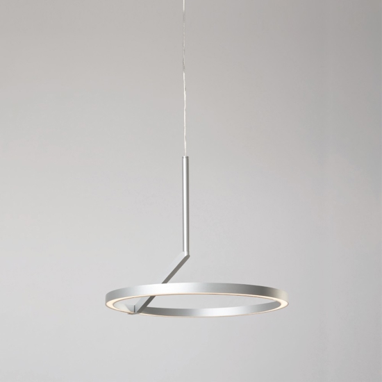 Vivida meridiana lampadario moderno titanio led 17w 3000k 4000k