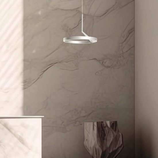 Vivida meridiana lampadario moderno titanio led 17w 3000k 4000k