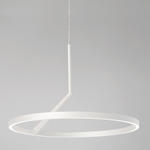 Lampadario moderno bianco led 44w 3000k 4000k vivida meridiana