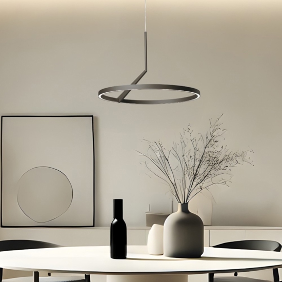Vivida meridiana lampadario moderno led 44w 3000k 4000k bronzo