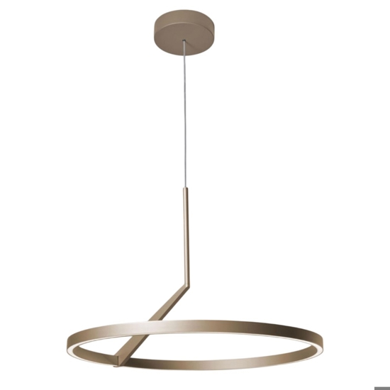Vivida meridiana lampadario sabbia moderno led 44w 3000k 4000k