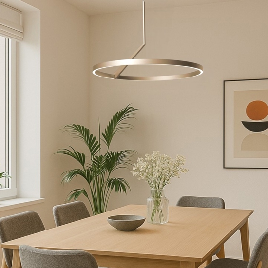Vivida meridiana lampadario sabbia moderno led 44w 3000k 4000k