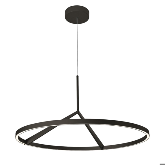 Lampadario moderno meridiana bronzo led 51w 3000k 4000k vivida