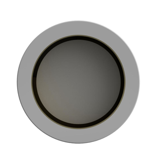 Plafoniera di gesso cilindrica cornice oro moderna gx53
