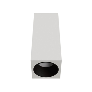 Faretto sporgente da soffitto bianco nero gesso alluminio