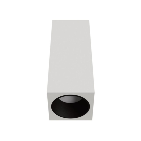 Faretto sporgente da soffitto bianco nero gesso alluminio