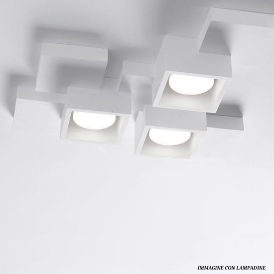 Plafoniera sforzin per cucina bianca design moderno