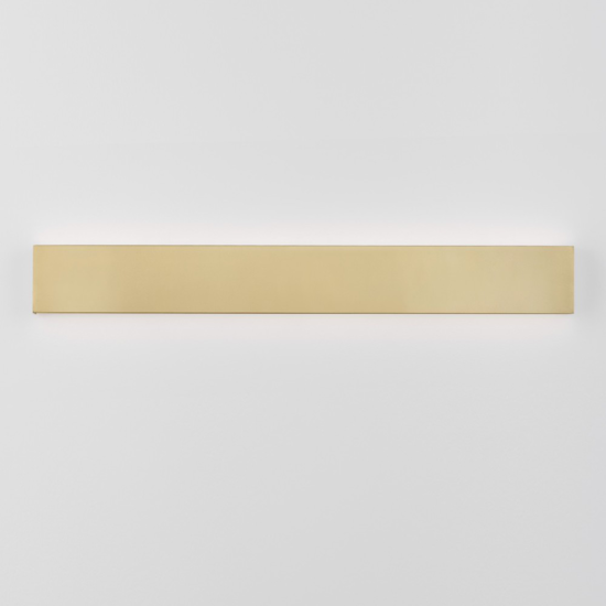 Applique da esterno 60cm led rettangolare oro 20w 3000k