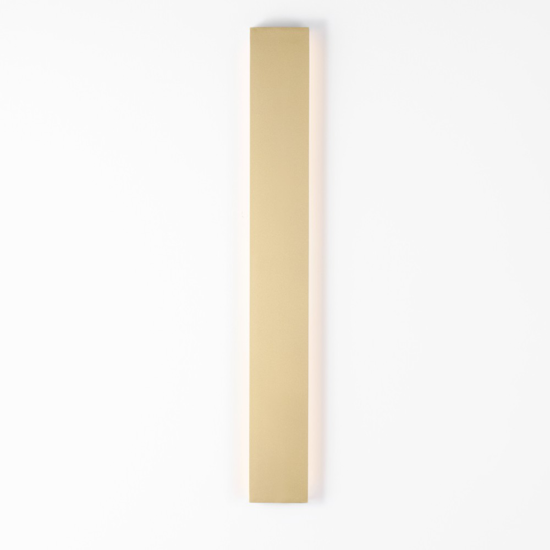 Applique da esterno 60cm led rettangolare oro 20w 3000k