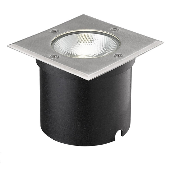 Faretto per esterno quadrato da incasso pavimento led 7w 3000k ip67