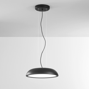 Lampada a sospensione nera per tavolo led 27w dimmerabile isyluce zenal