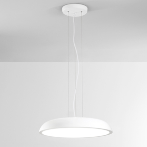 Lampadario da cucina isyluce zendel bianco led 55w 3000k 4000k dimmerabile