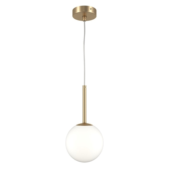 Maytoni basic form lampada a sospensione per camera da letto sfera in vetro