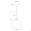 Maytoni basic form lampadario per cucina colore oro