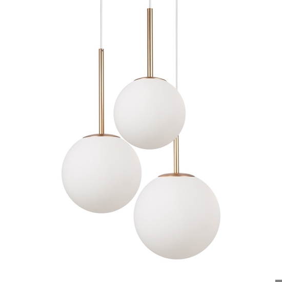 Maytoni basic form lampadario camera da letto 3 sfere