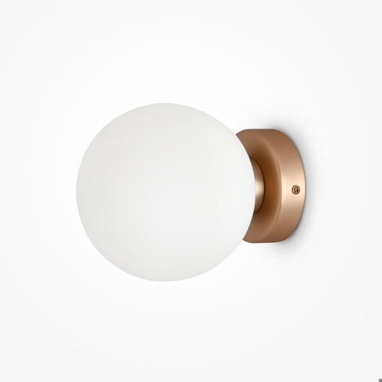 Maytoni basic form applique camera da letto colore oro