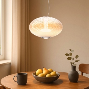 Maytoni bruma lampada a sopensione led 12w 2700k ovale dimmerabile mod397pl-l12ch27k