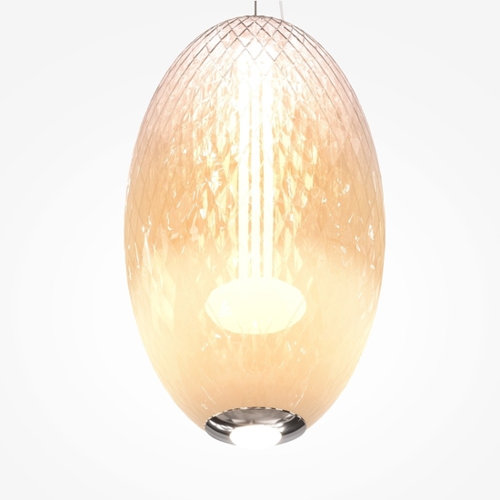 Maytoni bruma lampada a sospensione led 19w 2700k mod397pl-l19ch27k