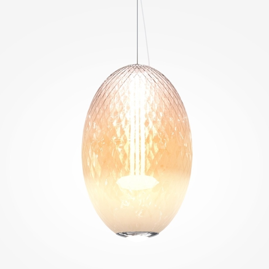 Maytoni bruma lampada a sospensione led 19w 2700k mod397pl-l19ch27k