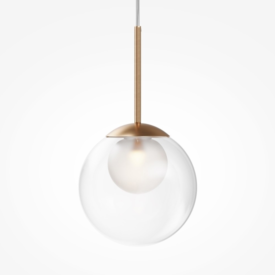 Maytoni basic form lampada a sospensione colore oro cavi regolabili