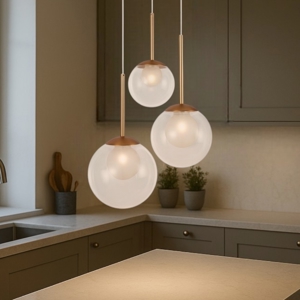Maytoni basic form lampadario per cucina moderna 3 luci