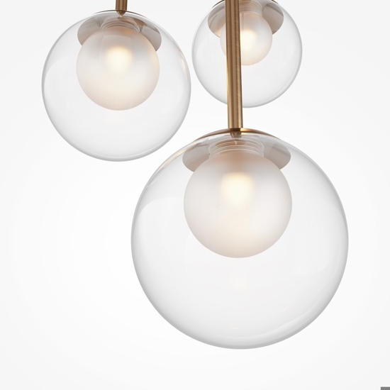 Maytoni basic form lampadario per cucina moderna 3 luci