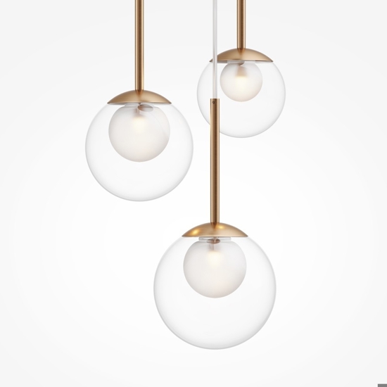 Maytoni basic form lampadario per cucina moderna 3 luci