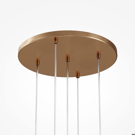 Maytoni basic form lampadario moderno per salotto sfere in vetro