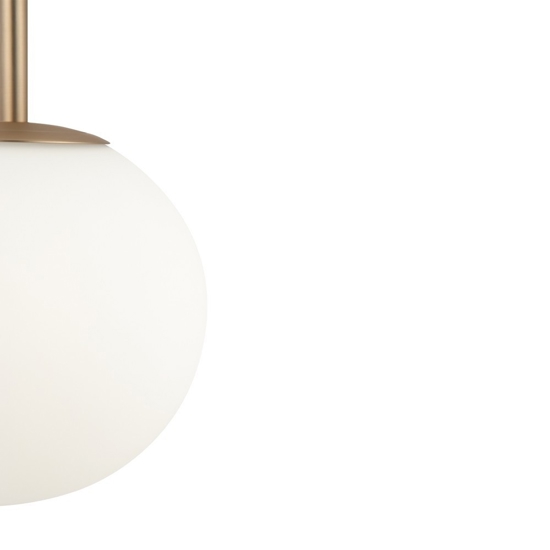 Maytoni basic form lampada a sospensione sfera vetro bianco