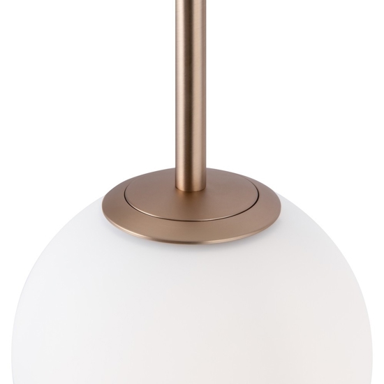 Maytoni basic form lampadario moderno colore bianco e oro