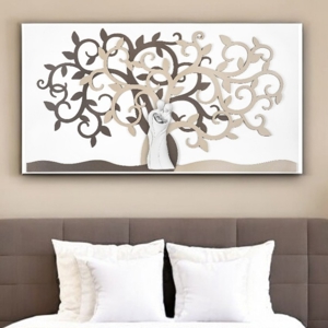 Bongelli preziosi quadro capezzale sacra famiglia moderna 110x60 nocciola