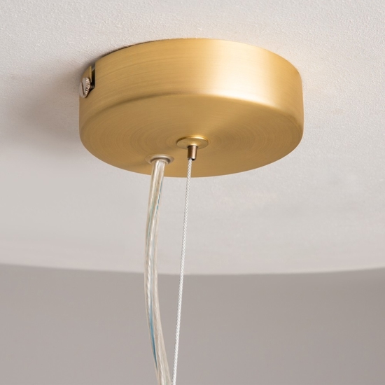 Maytoni bolla lampadario moderno 6 luci sfere in vetro soffiato