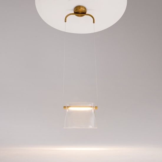 Maytoni cabaret lampada a sospensione led 8w 3000k moderna colore oro