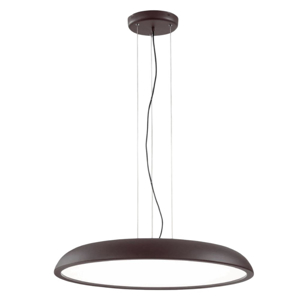 Lampadario da cucina marrone isyluce zenal led 108w 3000k 4000k dimmerabile
