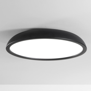 Isyluce zenal plafoniera nera led 55w 3000k 4000k dimmerabile